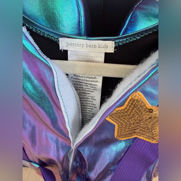 Pottery Barn Kids | Cosmic Sparkle Astronaut Light Up Space Suit Costume | 3T - Picture 12 of 16